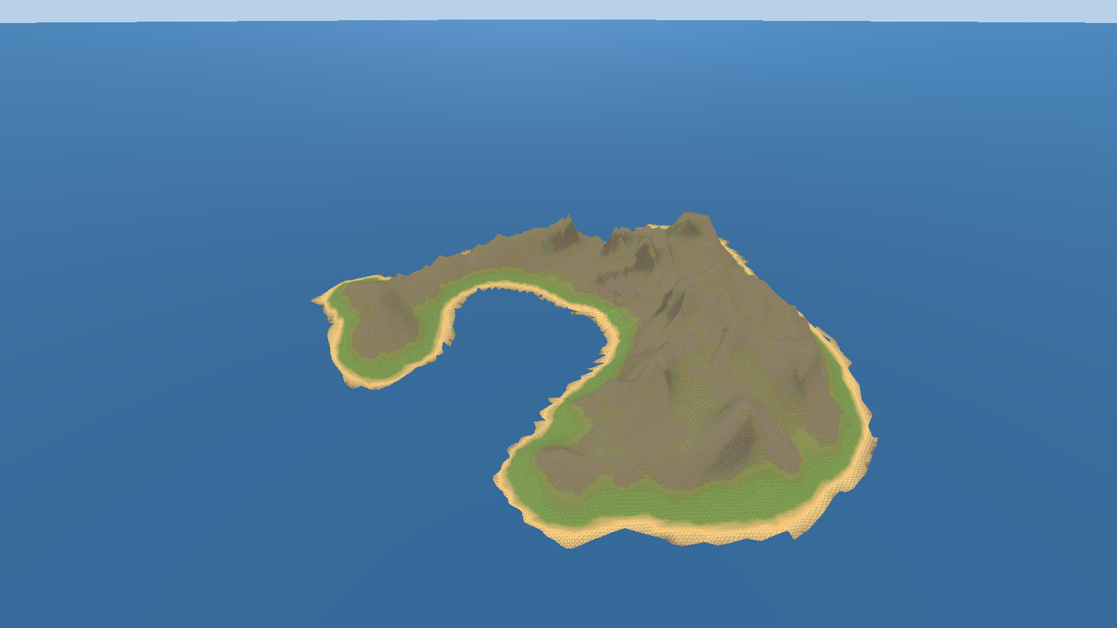 Star Island from the air