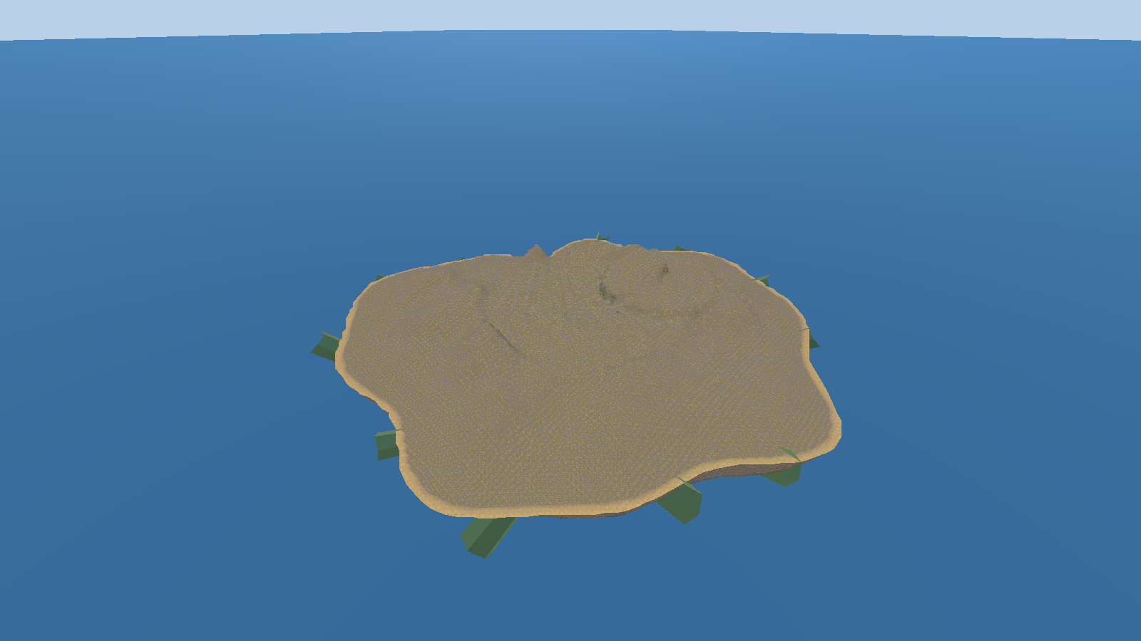 Miracle Mountain from the air