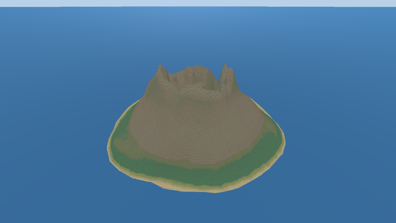 The Breached Crown from the air