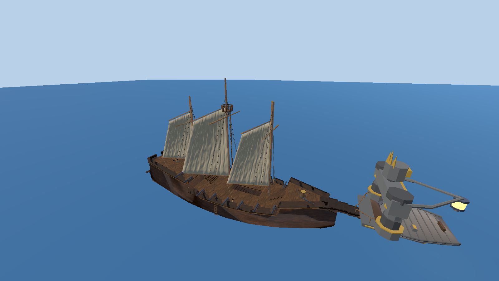 Galleon — 42 m on the waterline