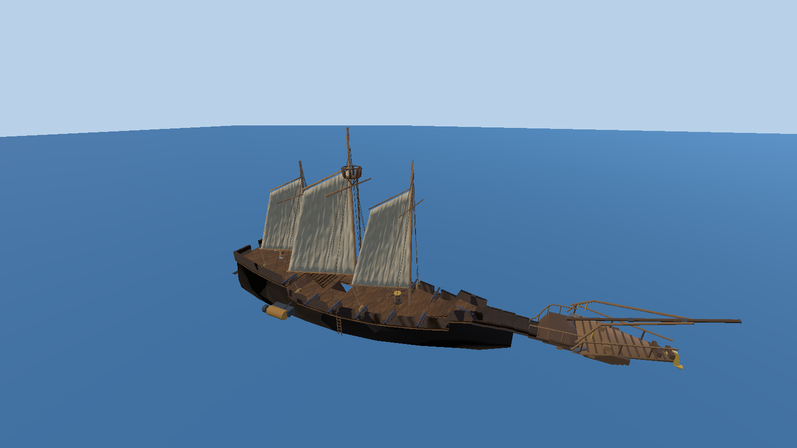 Ironclad — 36 m on the waterline
